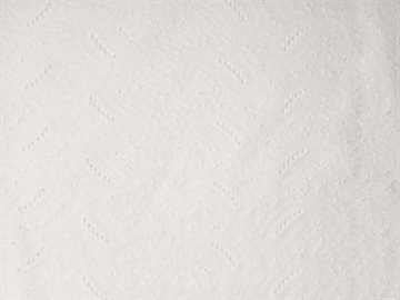 Paisley Broderi Anglaise White